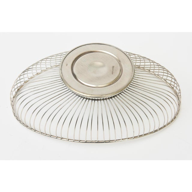 Vintage SilverPlate Bread Basket by Raimond 60's For Sale - Image 10 of 12