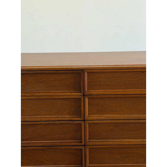 Brown 1980s Lowboy Dresser by John Keal For Sale - Image 8 of 12