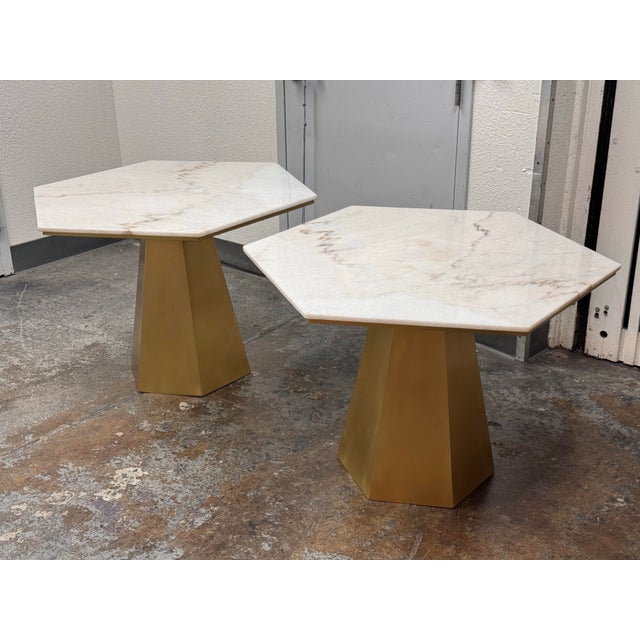 Noir Furniture Demetria Dining Tables, Pair For Sale - Image 12 of 12