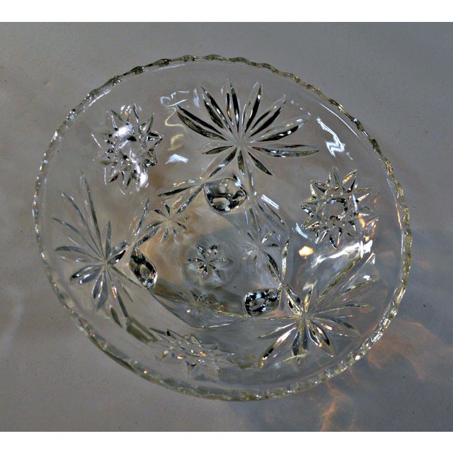 Anchor Hocking Anchor Hocking Star of David Glass Pieces- Set of 3 For Sale - Image 4 of 9