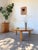 Vintage Round Tripod Coffee Table in Oak, 1950 For Sale - Image 4 of 18