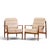 Mid-Century Modern Grete Jalk for France and Sons Mid Century Danish Teak Lounge Chairs - Pair For Sale - Image 3 of 12
