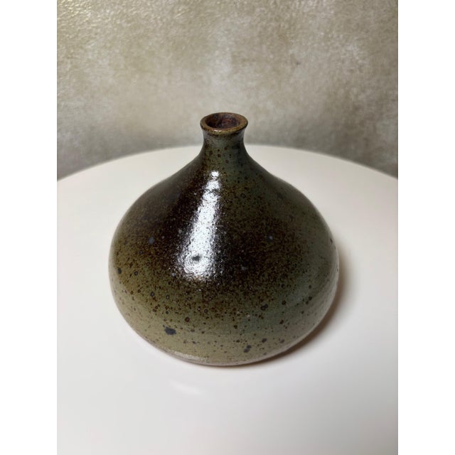 french Birds Egg Vase by Atelier Palègre, 1960s For Sale - Image 9 of 9