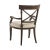 2020s French Provincial Brown Armchair (Set of 2) For Sale - Image 5 of 6