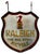 Double Sided Raleigh Bike Advertising Shop Sign in Glass, 1920s For Sale