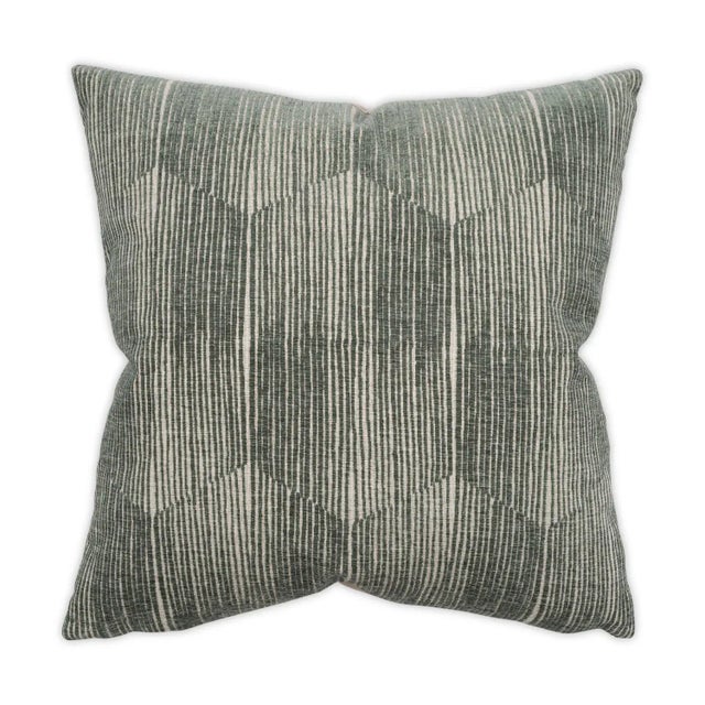 Decorative pillow; knife edge; hidden zipper closure; 90/10 feather/down insert Dry Clean