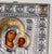 Late 20th Century Italian .925 Silver Icon of Virgin Mary & Christ Child, Gold-Accented For Sale In Los Angeles - Image 6 of 8