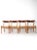 Rare set of 4 dining chairs early editions model CH23 designed by Hans J Wegner for Carl Hansen Son, Denmark 1950's. The...