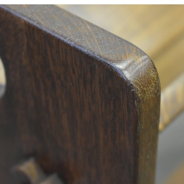 American Crafters and Weavers Mission / Arts and Crafts Book and Magazine Stand Walnut (W1) For Sale - Image 3 of 5