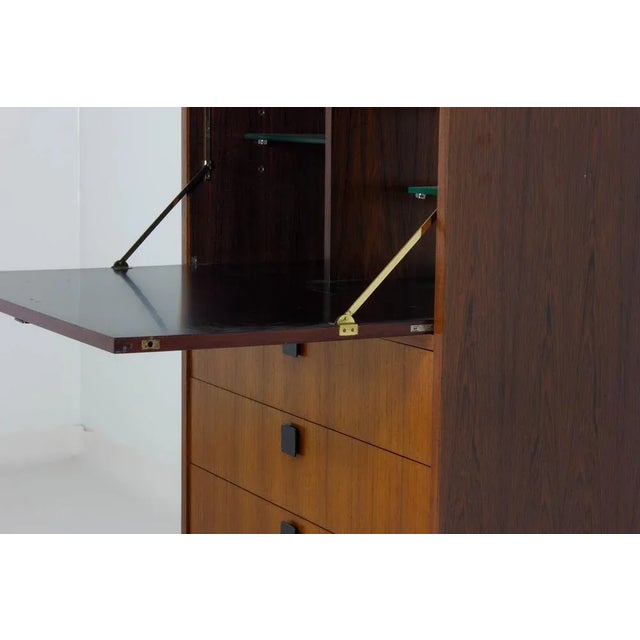 Wood N14 Writing Desk / Bar Cabinet by Alfred Hendrickx for Belform, 1958 For Sale - Image 7 of 13