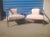 Textile Mid Century Modern Pair of Lounge Chairs For Sale - Image 7 of 7