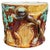 French Country Majolica Cache Pot With Leaves & Branches, Circa 1890 For Sale - Image 3 of 4