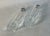 1950s Mid-Century Art Deco Tall Cut Crystal Glass Salt & Pepper Shakers- a Pair For Sale - Image 4 of 12