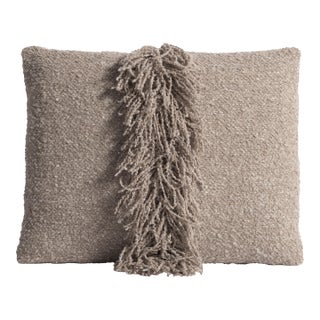 Lancaster Signature Fringe Pillow in Berber Blush For Sale