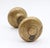 Vintage concentric passage door knobs made of brass with a patina finish. Priced as a pair of knobs with a spindle. Good...