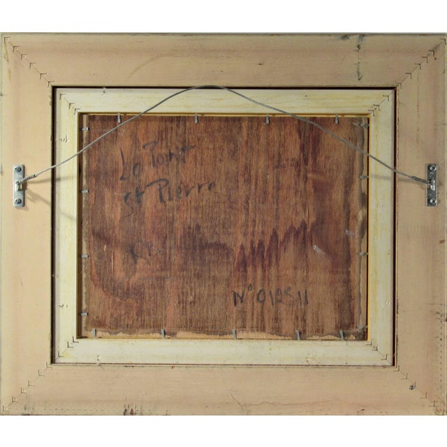 Bruno Retaux, Le Port Saint Pierre a Rouen, 1973 For Sale In San Francisco - Image 6 of 9