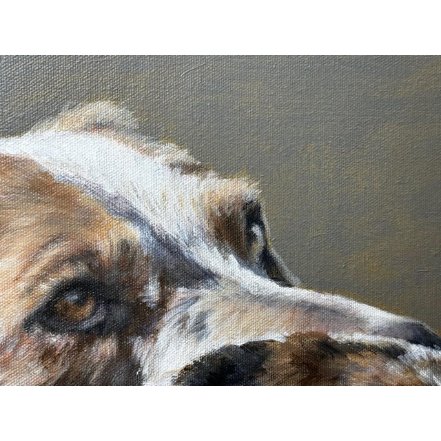 British Hunting Large Farmed Oil Painting Title "Berkeley Goblin” Pack of Foxhounds, Berkeley Hunt by Vicky Palmer For Sale - Image 14 of 18