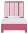 Liam Platform Bed Twin - Pink For Sale