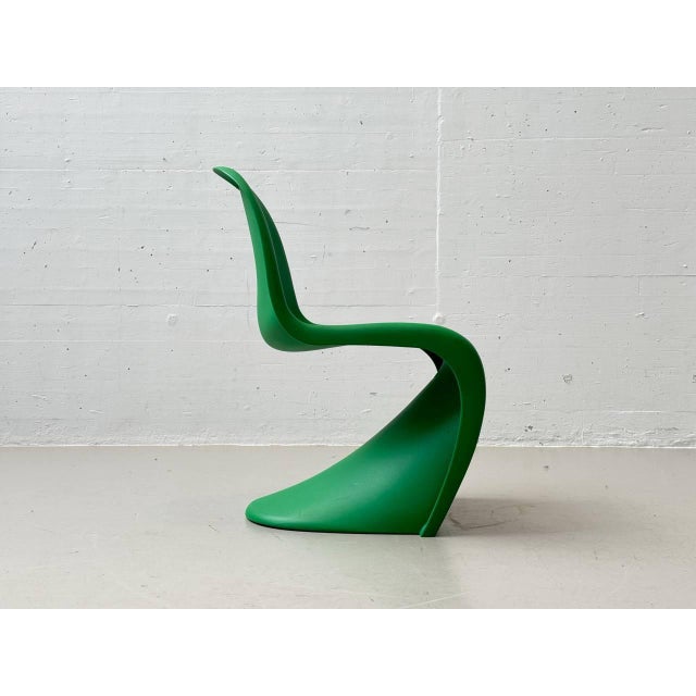 Green Vintage Chair by Verner Panton for Vitra, 2000s For Sale - Image 8 of 16