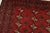 Turkmen Rug 4’3” X 6’1” Red Wool Vintage Tribal Hand-Knotted Carpet For Sale In Philadelphia - Image 6 of 12