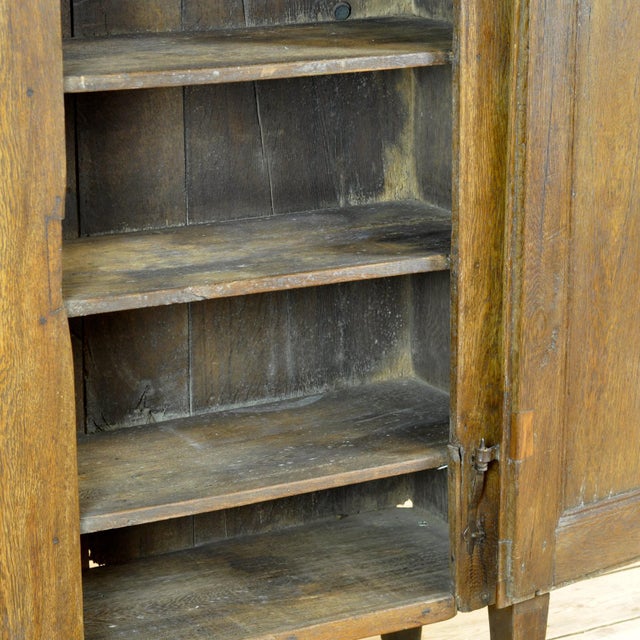 Early 19th Century Antique Oak Cabinet, 1820 For Sale - Image 5 of 15