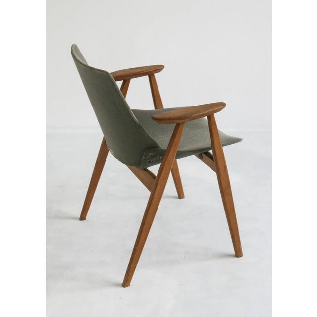 Mid-Century Modern Vintage Early Shell Lupina Armchair by Niko Kralj For Sale - Image 3 of 12