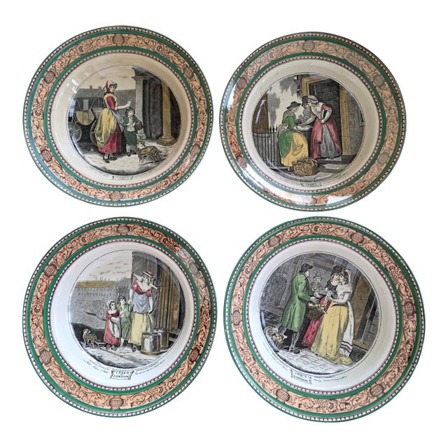 Antique Adam's Plates Cries of London Series For Sale