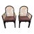 Carved Palm Tree and Animals Armchairs - Set of 2 For Sale