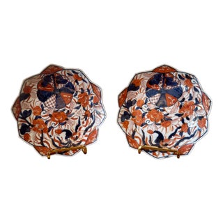 Antique Japanese Imari Plates, 1900, Set of 2 For Sale