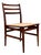 Chair in Rosewood & Cane, Alexandre Rapoport, 1960s For Sale
