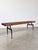 Brown Mid-Century Italian Teak Slatted Bench, 1960s For Sale - Image 8 of 9