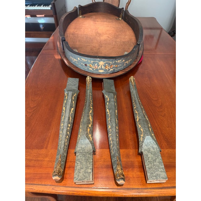 1990s Handcrafted Italian Marquetry Coffee Table For Sale In Sacramento - Image 6 of 8