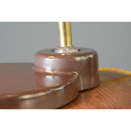 Brown Desk Lamp by Ugo Pollice, 1930s For Sale - Image 8 of 16