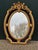 1980 French Artisan Louis XVI Gold Wood Wall Mirror For Sale - Image 4 of 18