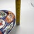 Ceramic Vintage Japanese Gold Toyo Imari Hand Painted Small Bowl Floral Birds Red Blue For Sale - Image 7 of 11
