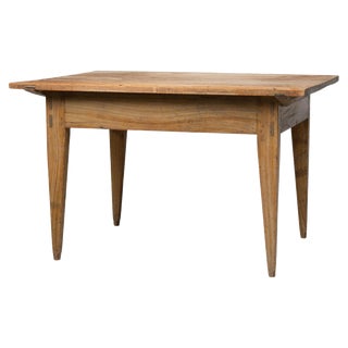 Antique Swedish Folk Art Dining Table For Sale
