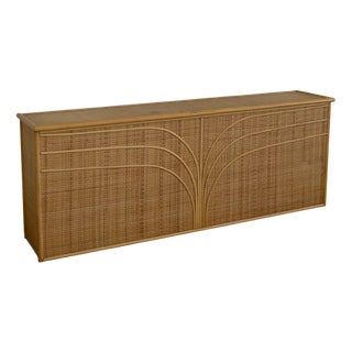 Rattan and Bamboo Storage Cabinet by Axel Enthoven, 1970 For Sale