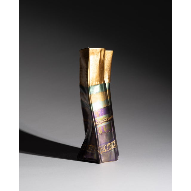 Porcelain Vases by Johan Van Loon and Helmut Drexler for Rosenthal, 1993, Set of 2 For Sale - Image 11 of 15