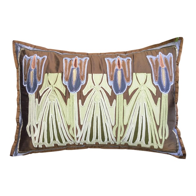 Machine Appliqued Pillow For Sale