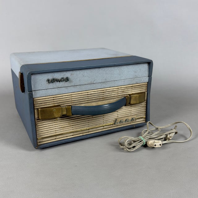 Metal Vintage Lesa Milano Renos Reel-to-Reel Tape Recorder, 1960s For Sale - Image 7 of 11
