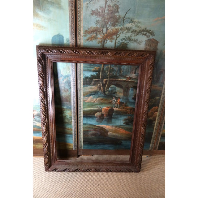 Large Walnut Frame from Haentges For Sale - Image 4 of 8