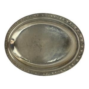 Waldorf Astoria Hammered Silver-Plated Large Serving Tray