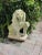 Shabby Chic Antique Concrete Garden Lion Sculpture For Sale - Image 3 of 5