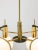 Mid-Century Modern Brass and Opaline Chandelier, Italy For Sale - Image 10 of 18