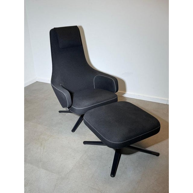 Set of Repos Lounge Chair and Ottoman by Antonio Citterio for Vitra For Sale - Image 5 of 8