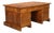 Art Deco Desk in Walnut and Walnut Burl For Sale