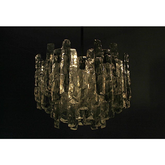 Mid-Century Modern Soria Chandelier by J. T. Kalmar for Kalmar Franken KG, 1970s For Sale - Image 3 of 8