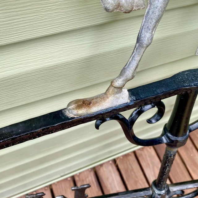 This hefty vintage Saddlebred horse weathervane is a lovely addition to your roof. Or, use it as a piece of unique outdoor...