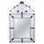 Venetian Etched Murano Glass Mirror, 1970 For Sale - Image 11 of 11