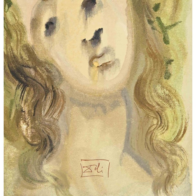 The Virgin Announced - from the Series "The Divine Comedy" - Song 10 - Purgatory is a woodcut print realized in 1963 for a...